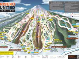 Trail map Niseko United – Annupuri/Grand Hirafu/Hanazono/Niseko Village