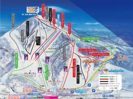 Trail map Yubari Resort – Mount Racey
