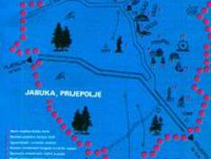 Trail map Jabuka (Prijepolje)