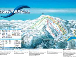 Trail map Gautefall