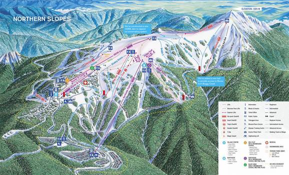mt buller accommodation map Trail Map Mt Buller mt buller accommodation map